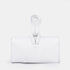 Bolso de mano y bandolera de piel para mujer blanco Mónica