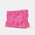 Bolso de bandolera de piel arrugada fucsia Cecilia S