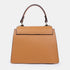 Bolso de con cadena para mujer con asa de mano con solapa marrón Claudia
