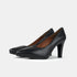 Zapatos de tacón 8cm de piel negro Tania