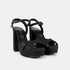 Zapatos de fiesta de tacón mujer negro María