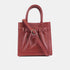 Bolso bandolera de piel pequeño mujer rojo Carmen
