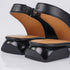 Zapatos planos de piel para mujer negro Beatriz