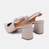 Zapatos con tacón para mujer de piel beige Mary