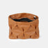 Bolso de bandolera de piel arrugada marrón Cecilia S