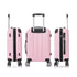 Maleta Cabina ABS 55x40x20cm 44L - 20 Pulgadas RosaClaro - Marina
