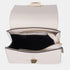 Bolso de con cadena para mujer con asa de mano con solapa beige Claudia