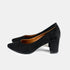 Zapatos de tacón de piel negro Tabata