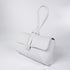 Bolso de mano y bandolera de piel para mujer blanco Mónica