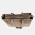 Bolso shopper para mujer de piel serraje con tachuelas khaki Alexandra