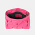 Bolso de bandolera de piel arrugada fucsia Cecilia S