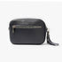 Bolso de Piel bandolera cuadrado Azul Marino con pompón de mujer Cristin