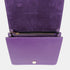 Bolso bandolera de piel para mujer morado Ainara
