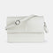 Bolso bandolera de piel para mujer beige Adina