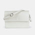 Bolso bandolera de piel para mujer beige Adina