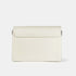 Bolso bandolera de piel para mujer beige Adina