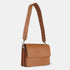 Bolso bandolera de piel para mujer marrón Adina