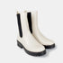 Botines chelsea para mujer beige Bianca