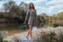 Bolso de bandolera de piel para mujer Acacias Verde