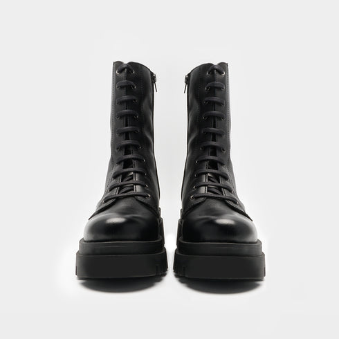 Botas estilo militar para mujer negro O'Neil
