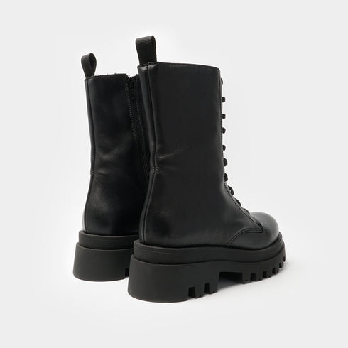 Botas estilo militar para mujer negro O'Neil