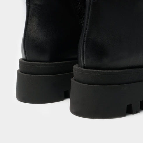 Botas estilo militar para mujer negro O'Neil