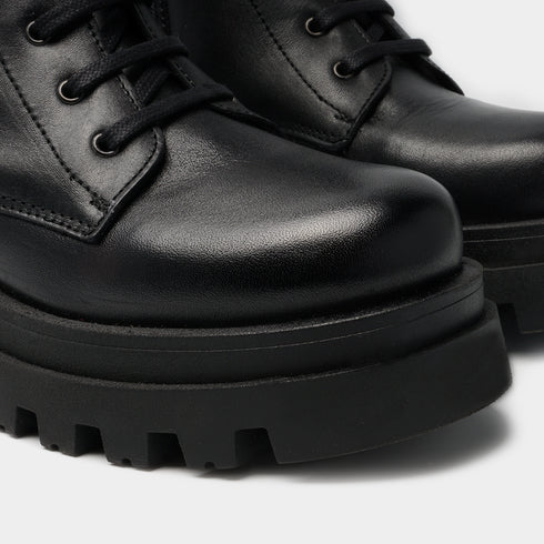 Botas estilo militar para mujer negro O'Neil