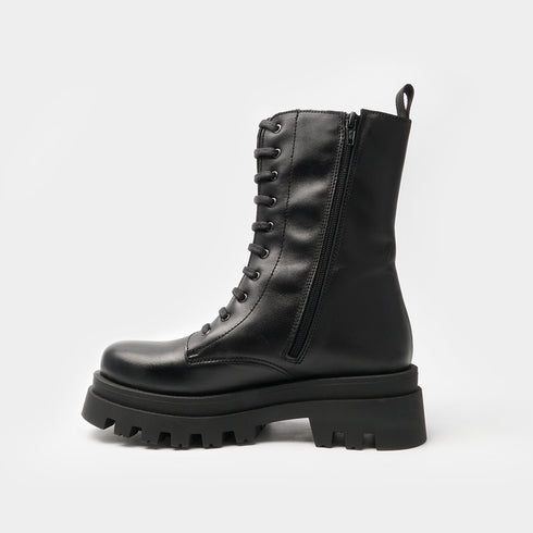 Botas estilo militar para mujer negro O'Neil