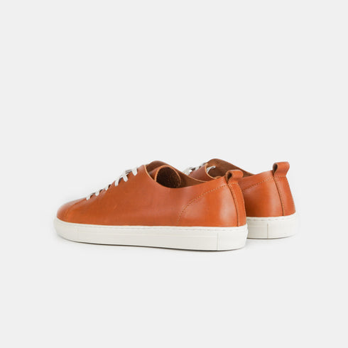 Zapatilla Deportiva Casual de Hombre con Cordones Liam Marrón