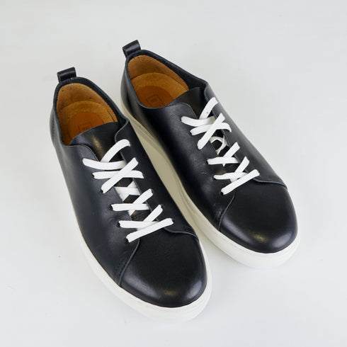 Zapatilla Deportiva Casual de Hombre con Cordones Liam Negro