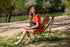 Sandalias planas de mujer piel Samantha (Blanca)