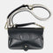 Bolso de bandolera porta móvil de piel Pili negro