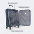 Maleta de viaje blanda extensible 56cm/66cm/76cm/86cm, 10kg/15kg/20kg/23kg, de tela poliéster Pissa Azul