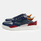 Zapatilla deportiva de hombre con cordones azul Zaid