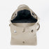 Mochila de pele para mulher caqui Bora