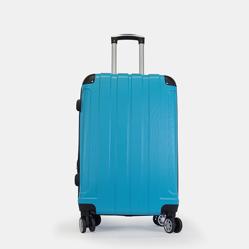 Maleta de viaje grande extensible L-77cm-23kg-116L de ABS Kike turquesa