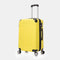 RAYKONG Mala Média ABS 66x43x25cm | 71L | 24 Polegadas | até 23kg semirrígidas - Amarelo