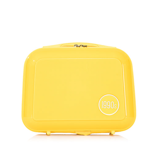 Neceser de viaje 25cm de polipropileno amarillo Steven