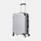RAYKONG Mala Média ABS 66x43x25cm | 71L | 24 polegadas | até 23kg semirrígida - Prata