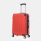 RAYKONG Mala Média ABS 66x43x25cm | 71L | 24 Polegadas | até 23kg semirrígida - Vermelho