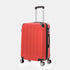 RAYKONG Mala Média ABS 66x43x25cm | 71L | 24 Polegadas | até 23kg semirrígida - Vermelho