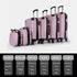 Maleta de viaje extensible XS-51cm-10kg / S-55cm-15kg de ABS Kike Rosa Claro