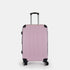 Maleta de viaje extensible XS-51cm-10kg / S-55cm-15kg de ABS Kike Rosa Claro