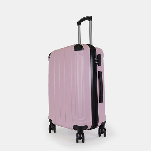 Maleta de viaje extensible XS-51cm-10kg / S-55cm-15kg de ABS Kike Rosa Claro