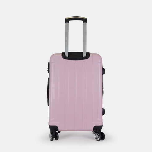 Maleta de viaje extensible XS-51cm-10kg / S-55cm-15kg de ABS Kike Rosa Claro