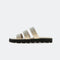 Sandalia plana con piso grueso Mila Beige