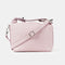 Bolso de bandolera de piel rosa Loli