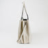 Bolso shopper tote de piel beige Hayley