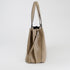Bolso shopper tote de piel khaki Hayley