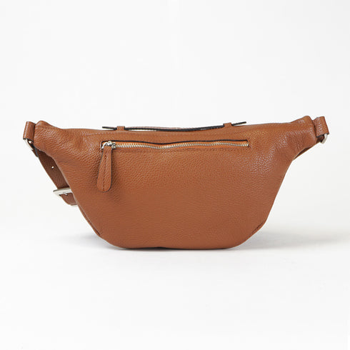 Riñonera de Hombre Piel Marrón Asher